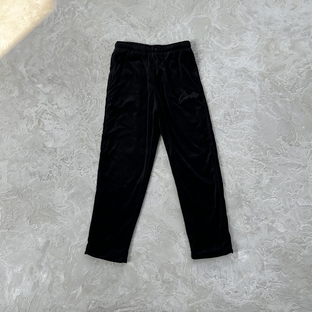 CORTEIZ Velvet Tracksuit - Black/Black