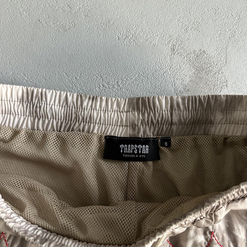 Trapstar Washed Arch Shorts - Brown