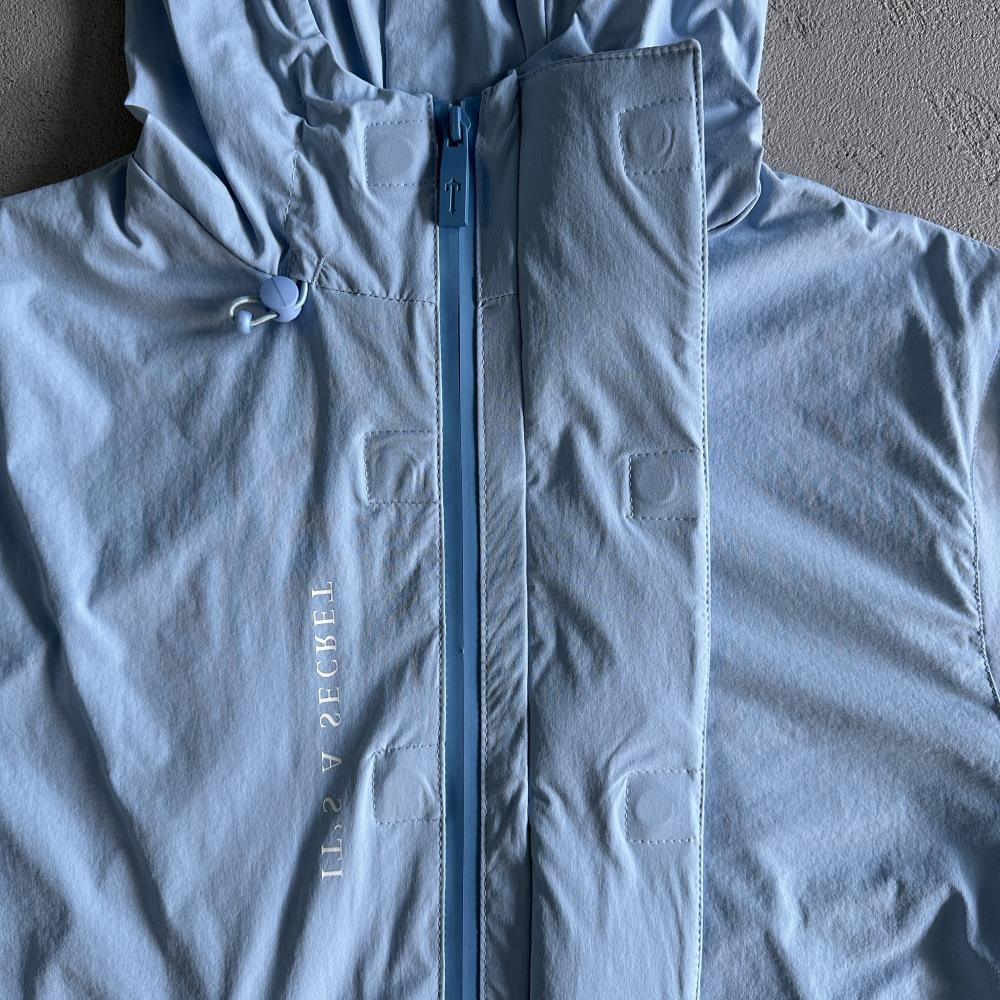 Trapstar Decoded Windbreaker Jacket - Light Blue