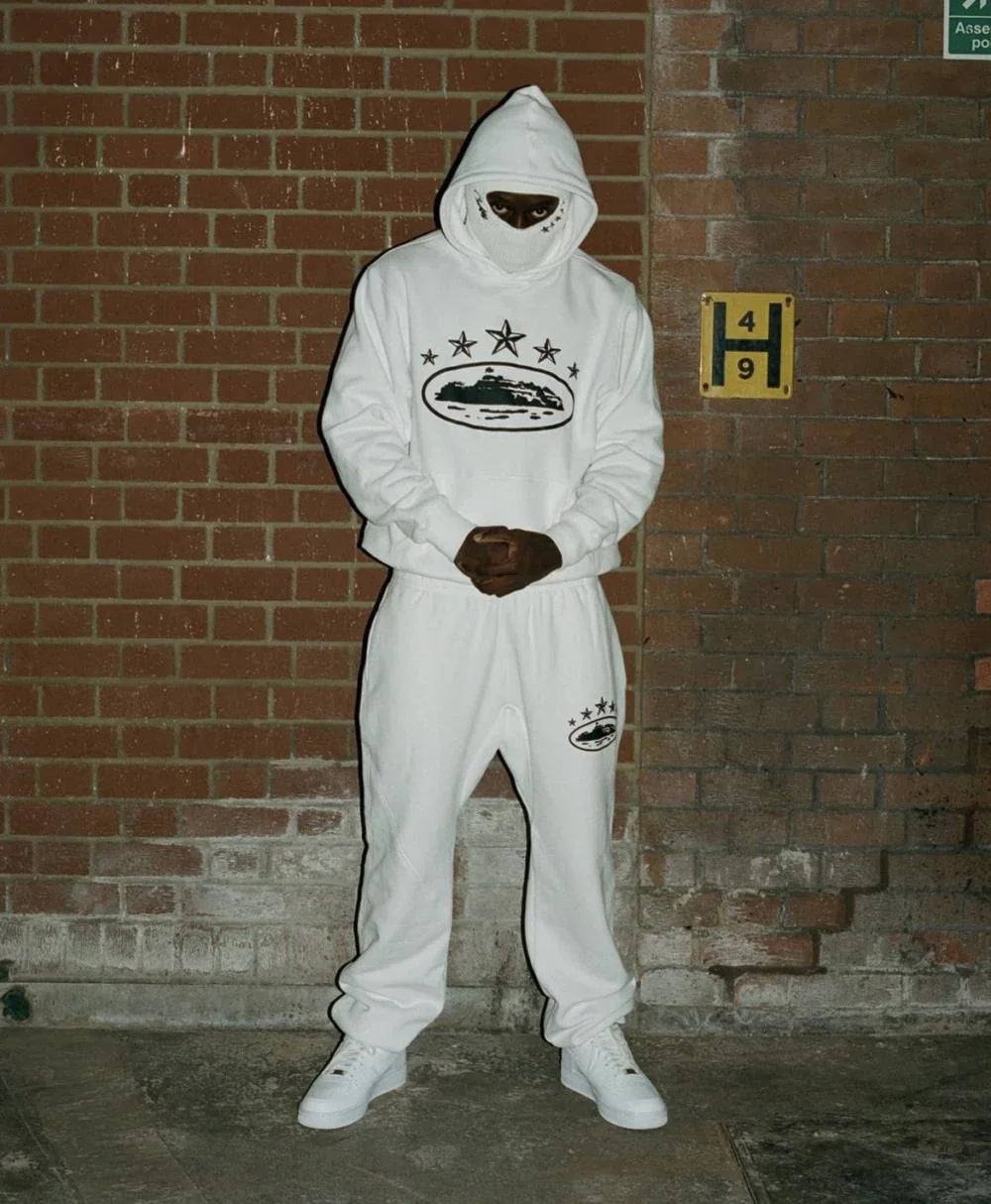 CORTEIZ 5 Starz Alcatraz Tracksuit - White