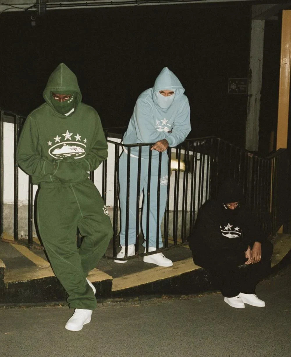 CORTEIZ 5 Starz Alcatraz Tracksuit - Baby Blue