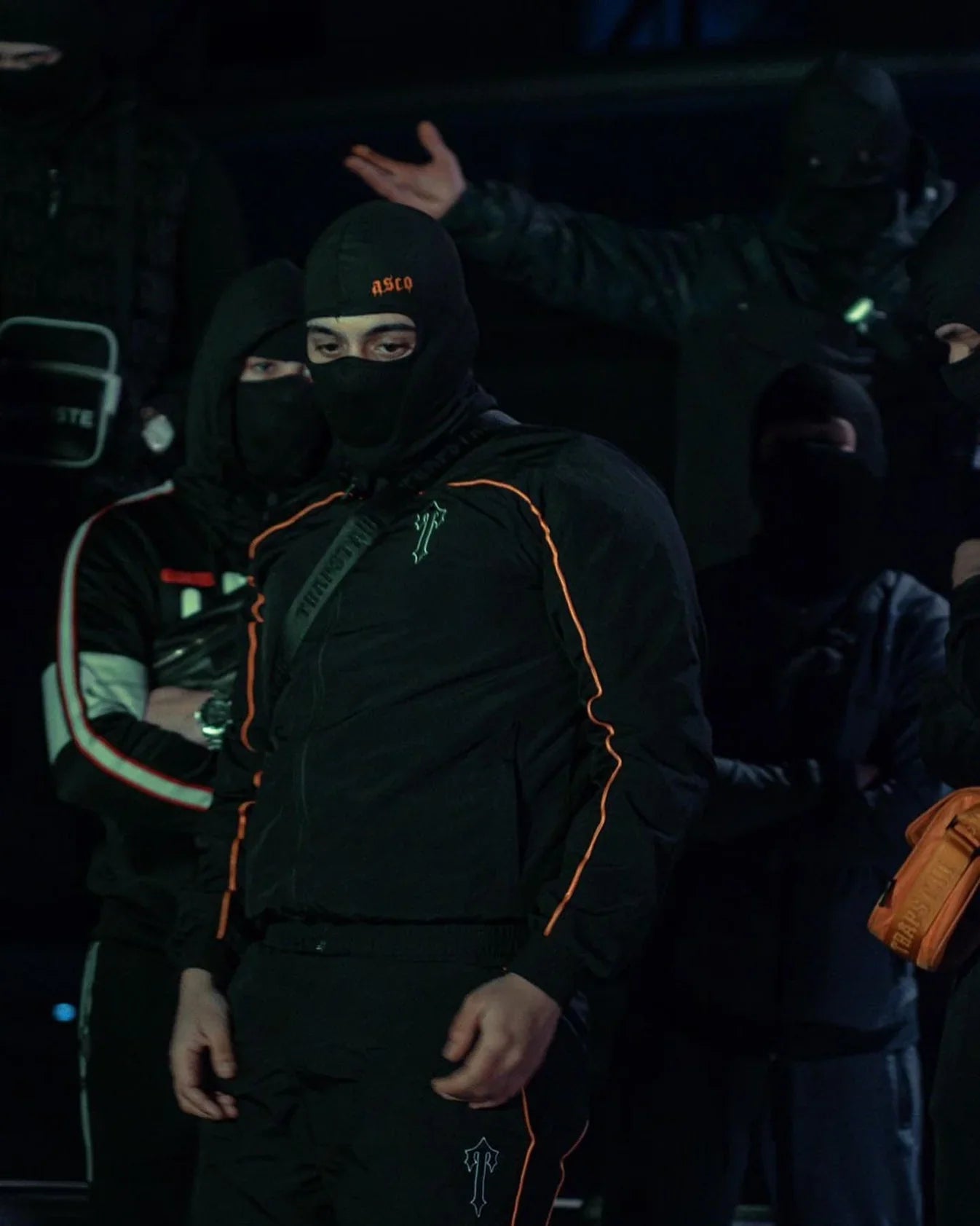 Trapstar Irongate T Shellsuit - Black/Yellow