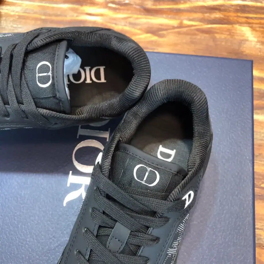 Dior B27 Low-Top Sneakers - Black/Black
