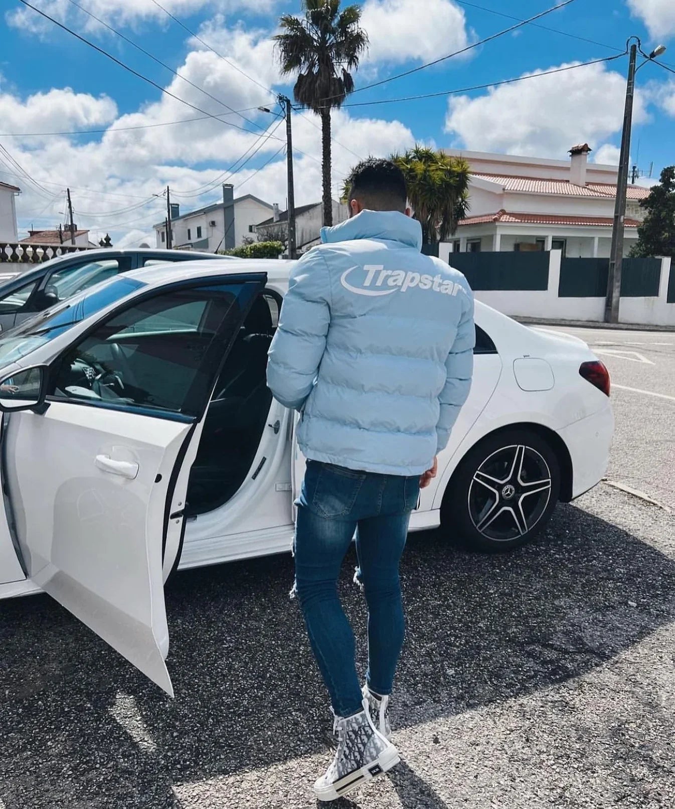 Trapstar Hyperdrive Puffer Jacket - Ice Blue
