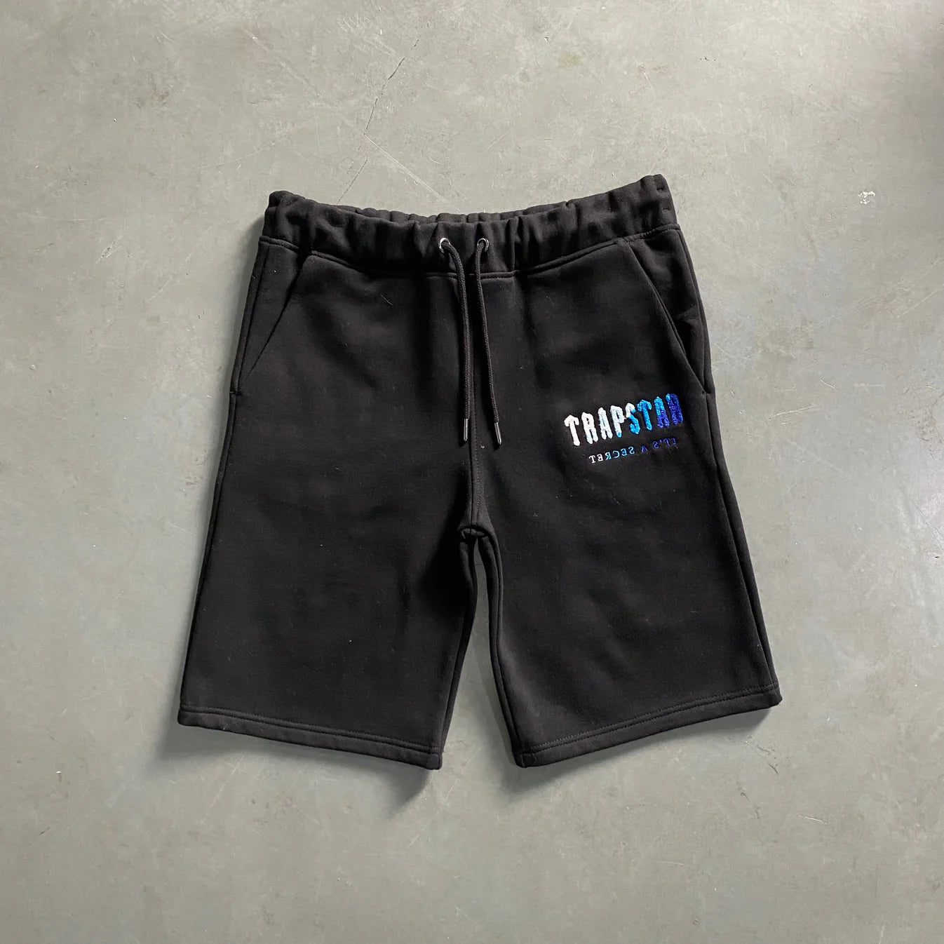 Trapstar Chenille Decoded 2.0 Short Set - Black