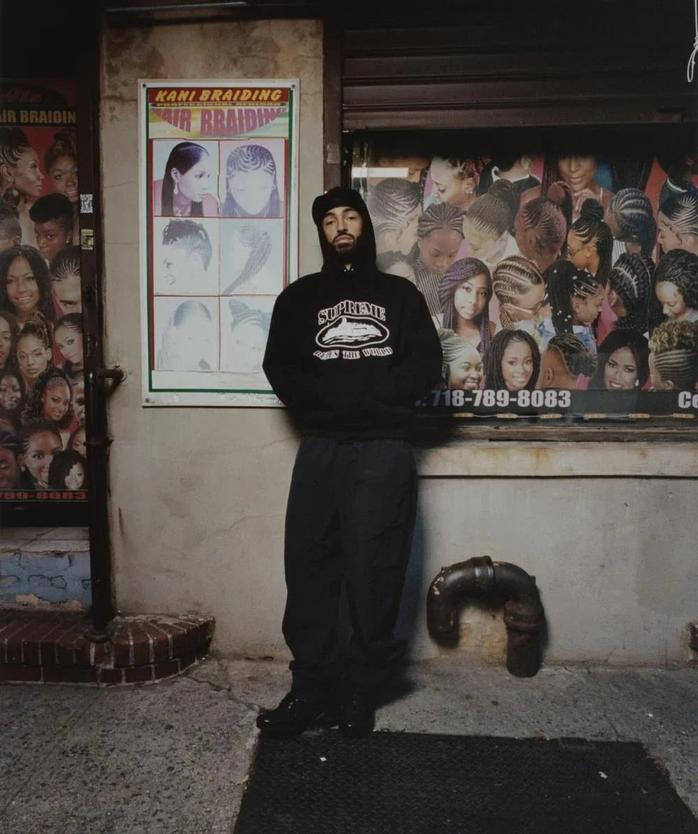 CORTEIZ X Supreme Hoodie - Black