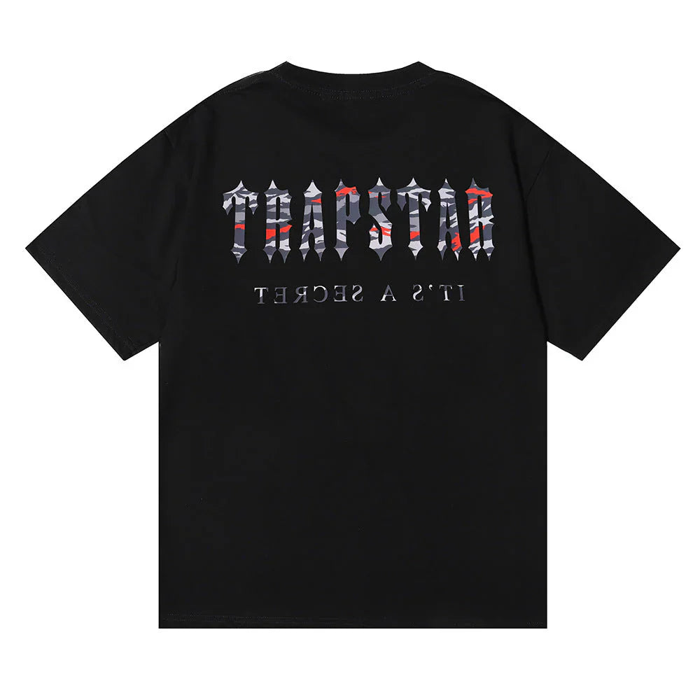 Trapstar Irongate Camo T-Shirt - Black/White