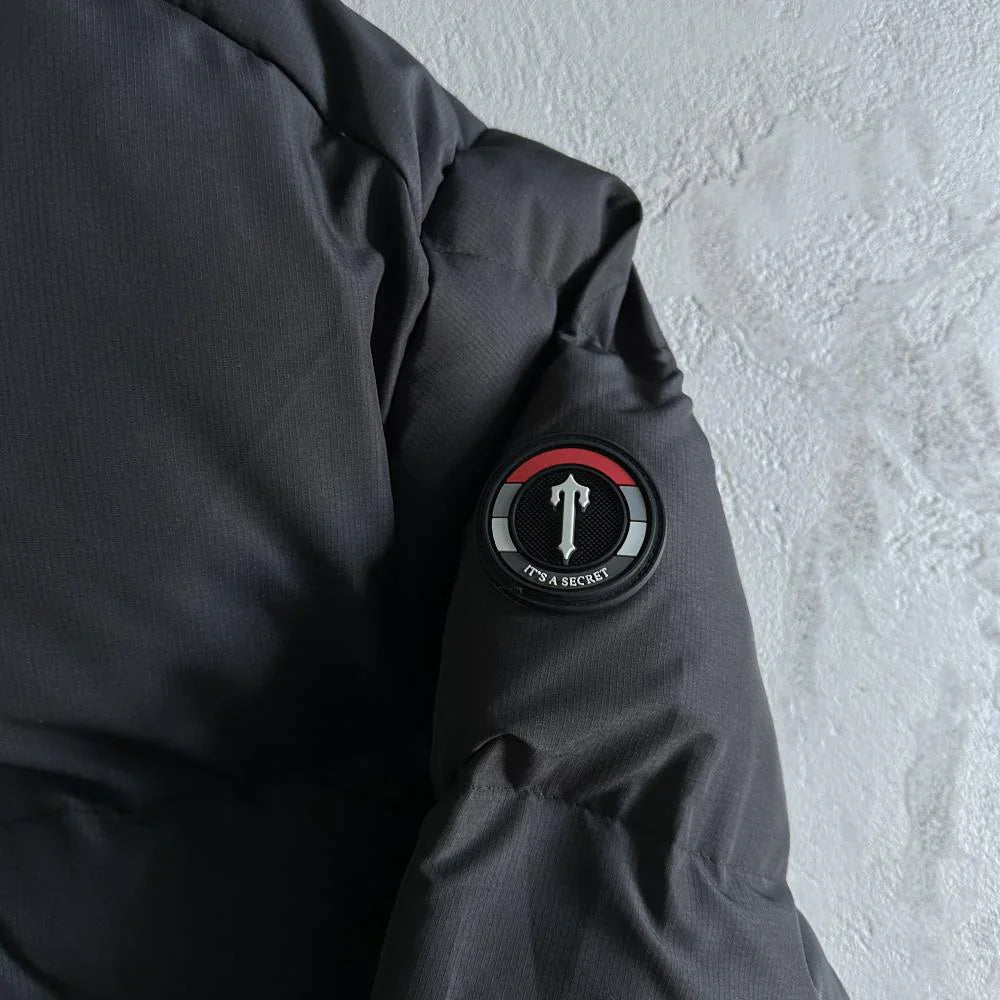 Trapstar Decoded 2.0 Hooded Puffer - Black/Red