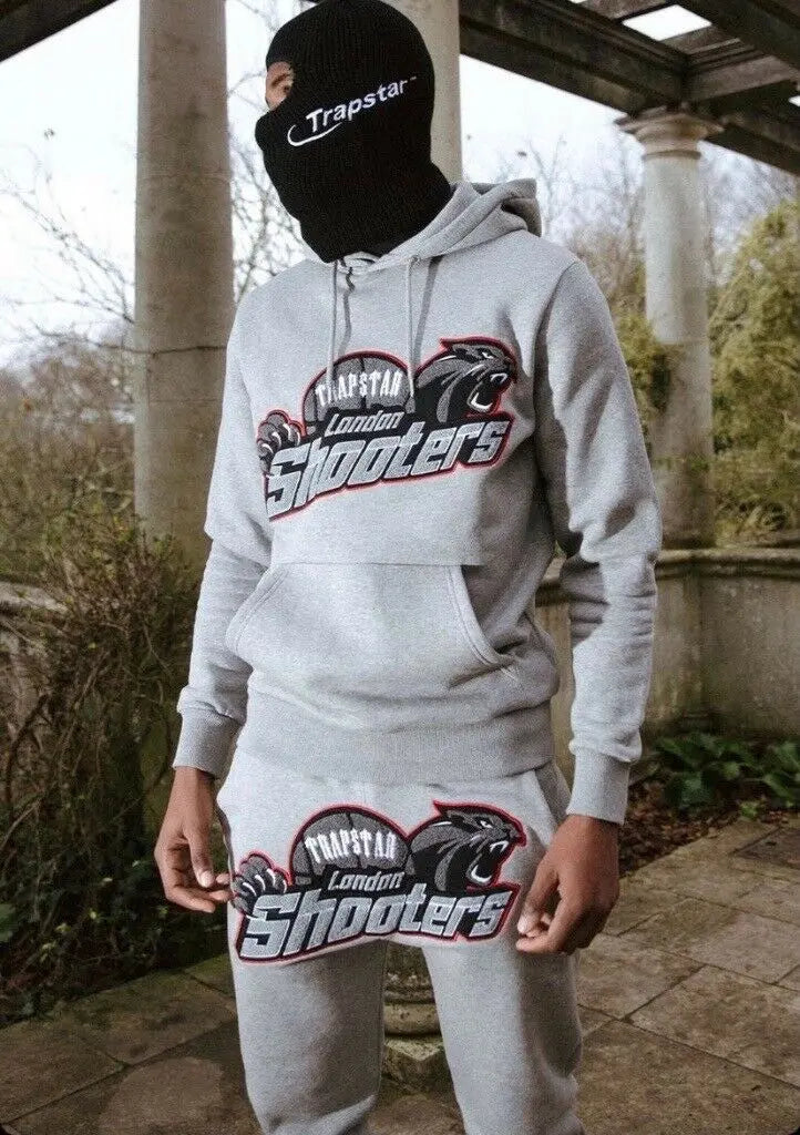Trapstar Shooters Tracksuit - Black/Red