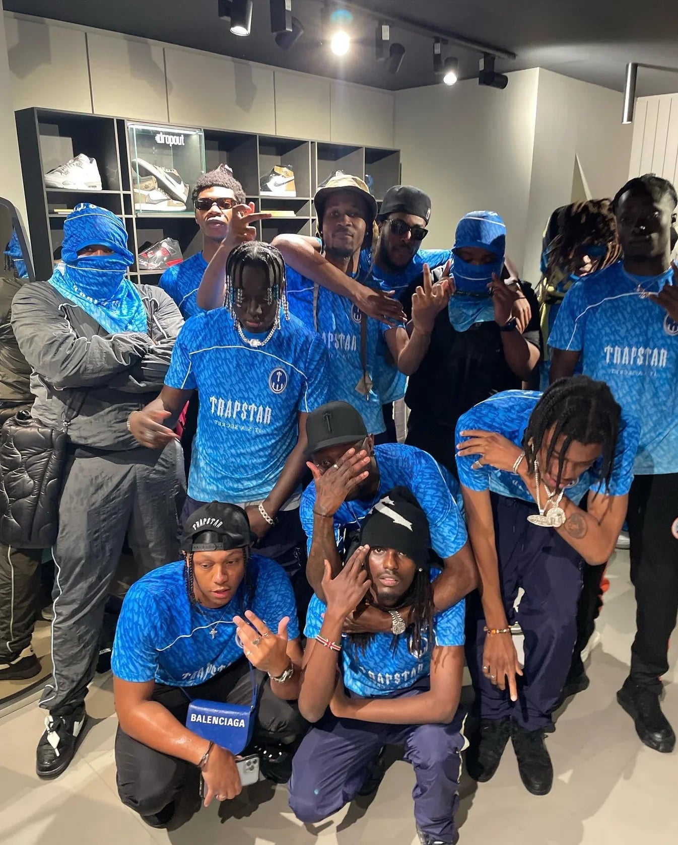 Trapstar T Football Jersey - Blue