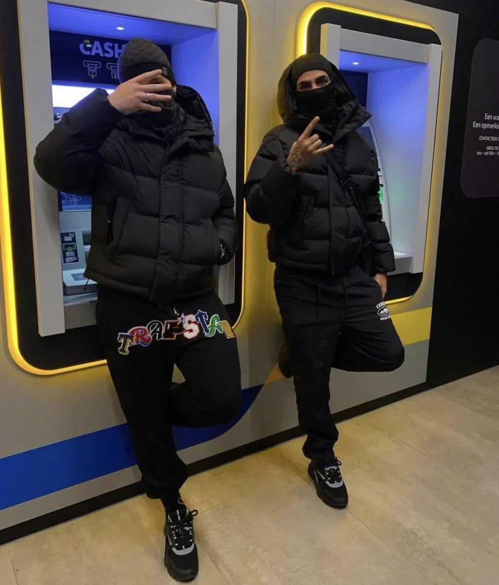 Trapstar Decoded 2.0 Hooded Puffer - Black/Black