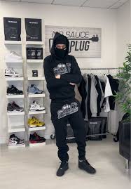 Trapstar Shooter Tracksuit - Black/Grey