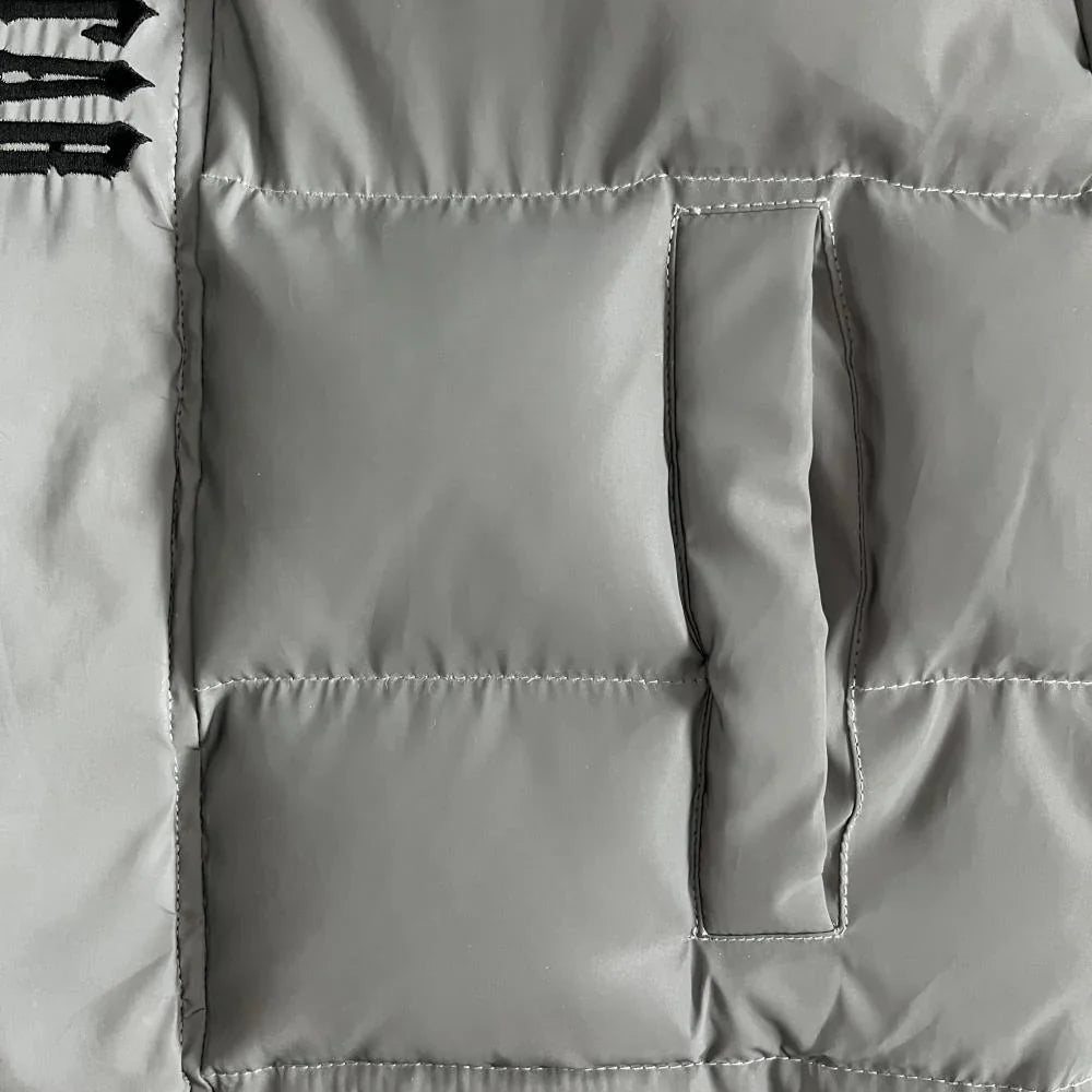 Trapstar Women's Decoded Reflective Puffer - Reflective White
