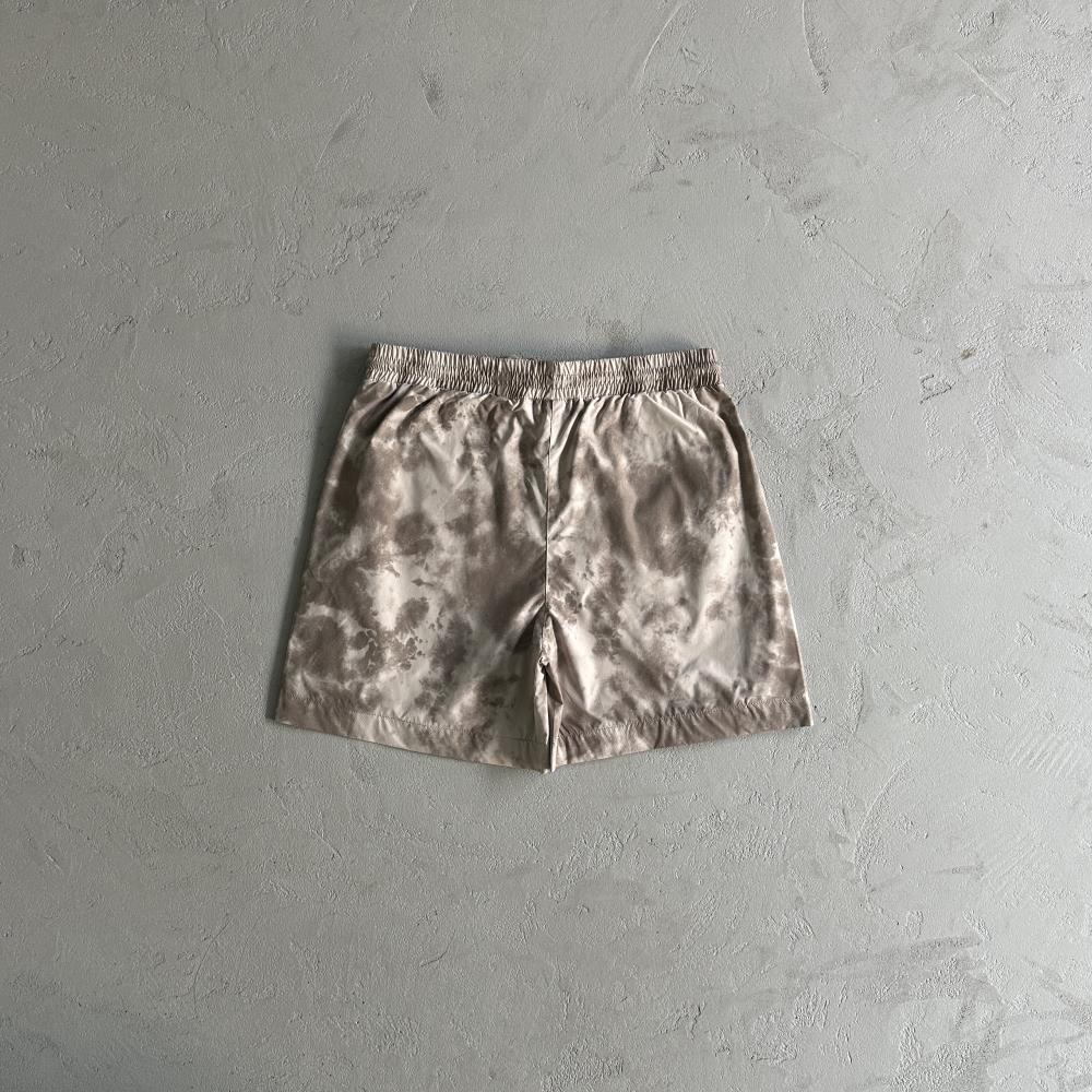 Trapstar Washed Arch Shorts - Brown