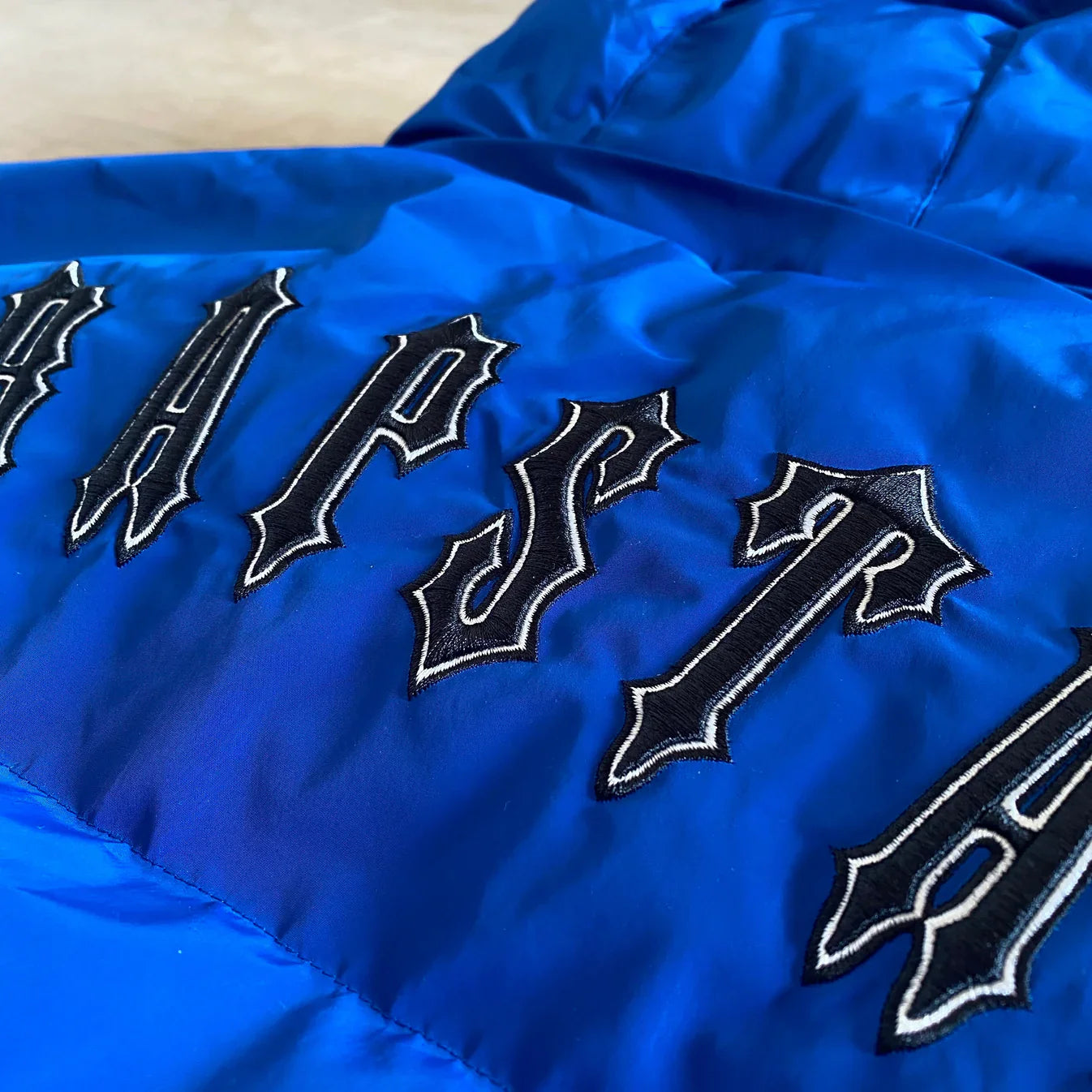 Trapstar Irongate Detachable Hooded Jacket - Blue