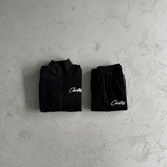 CORTEIZ Velour Set - Black