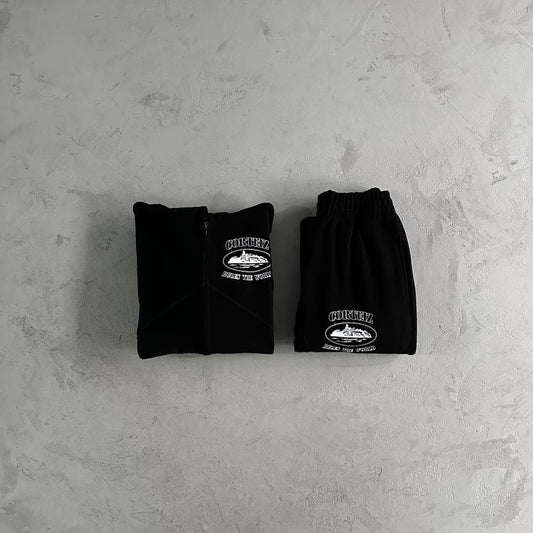 CORTEIZ Superior V2 Zip Set - Black