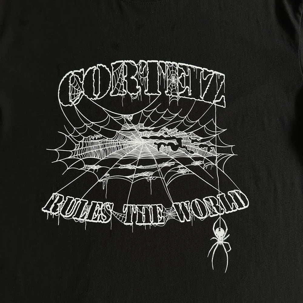 CORTEIZ Spider Webb T-Shirt - Black