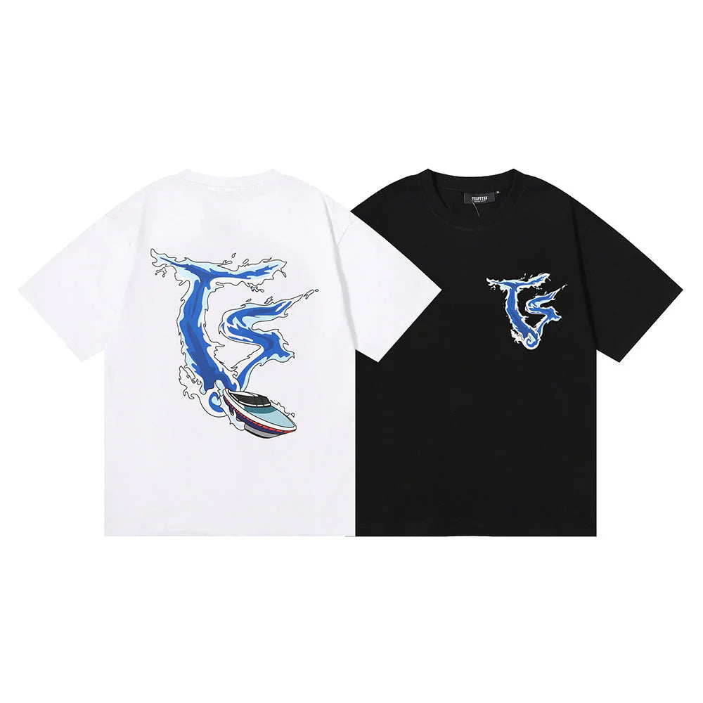 Trapstar Speedboat T-Shirt - Black/White
