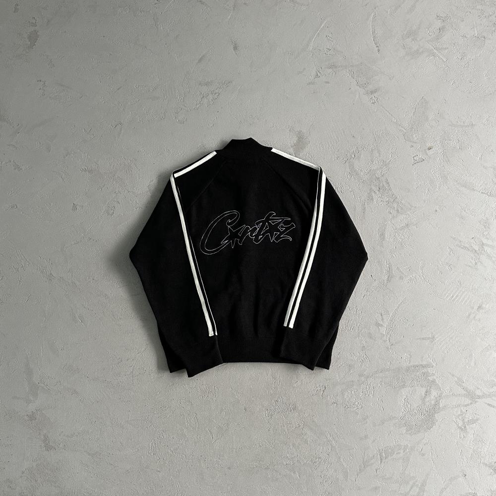 CORTEIZ Knit Zip-Up Fleece - Black