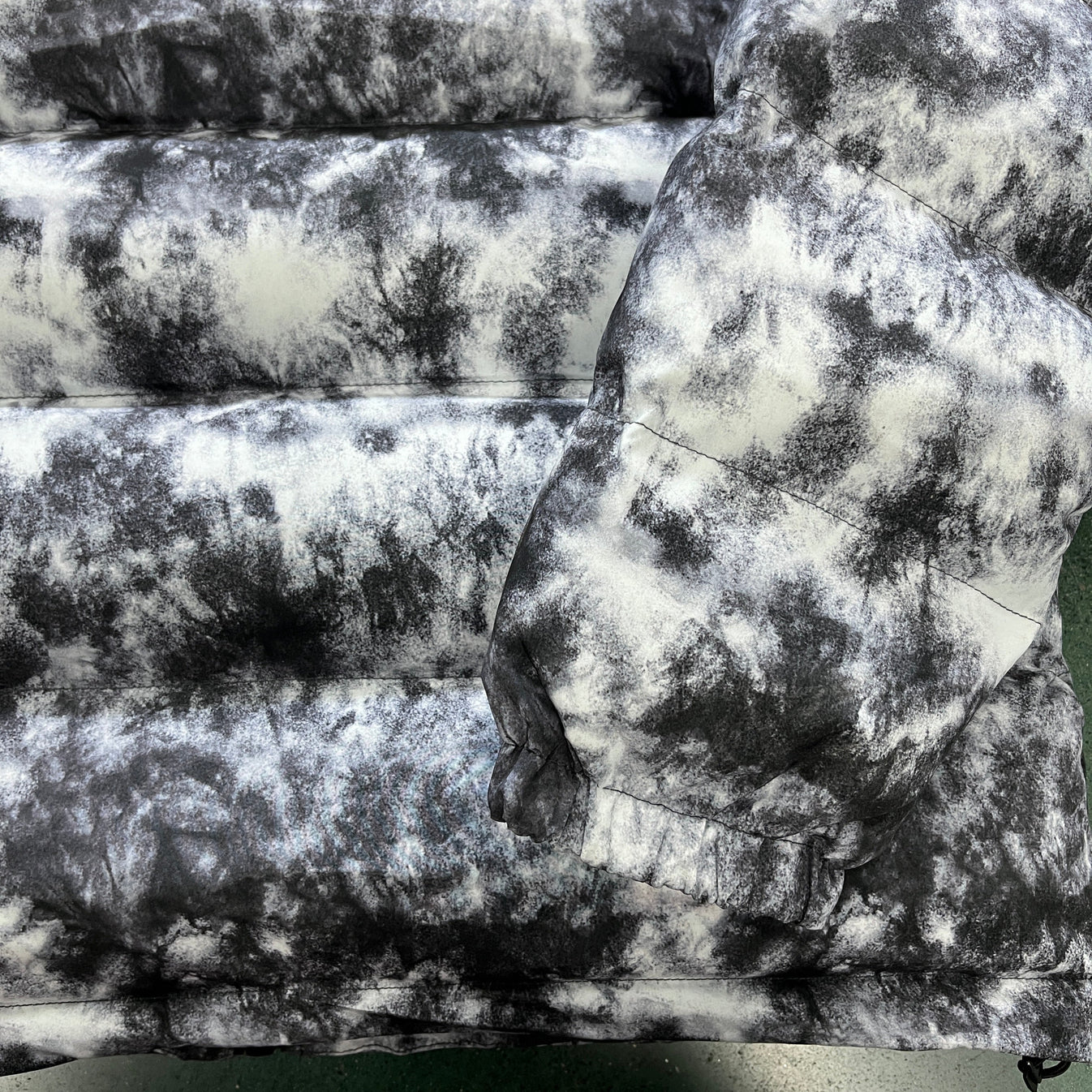 Trapstar Hyperdrive Puffer Jacket - Black/Grey Camo