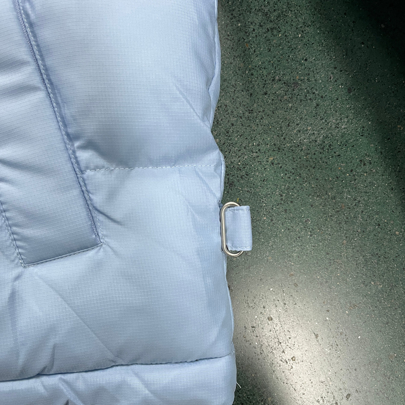 Trapstar Decoded Hooded Puffer 2.0 Jacket - Ice Blue