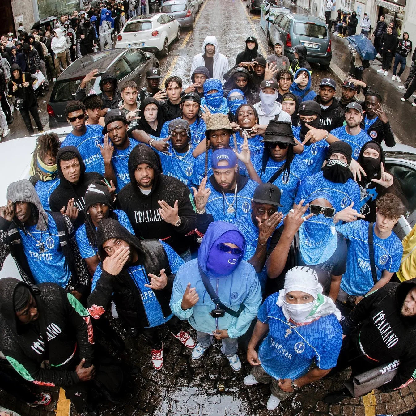Trapstar T Football Jersey - Blue