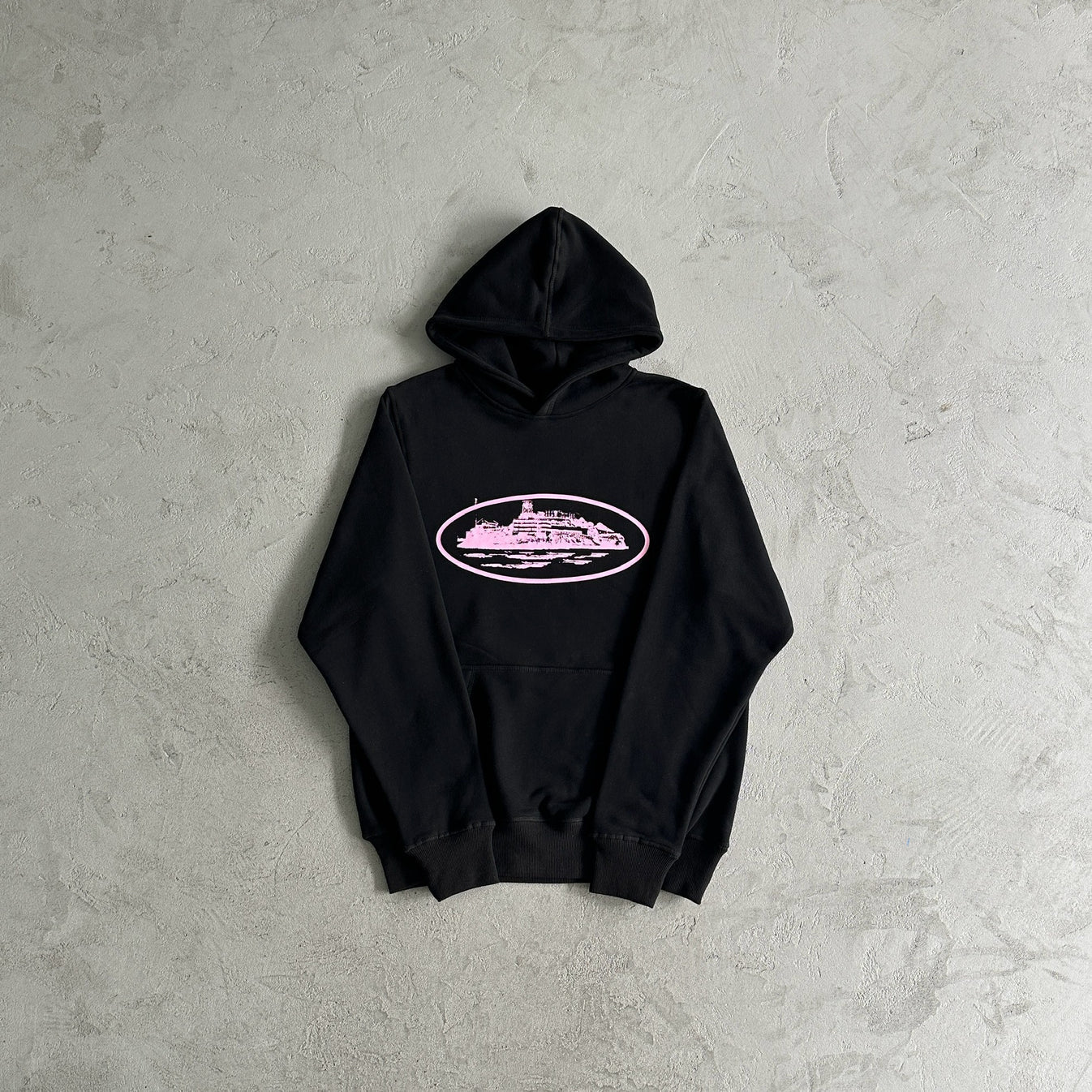 CORTEIZ Alcatraz Logo Hoodie - Pink