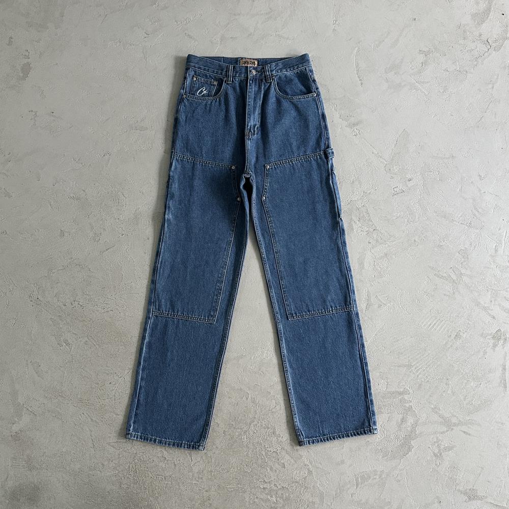 CORTEIZ C-Star Denim Work Pants - Blue