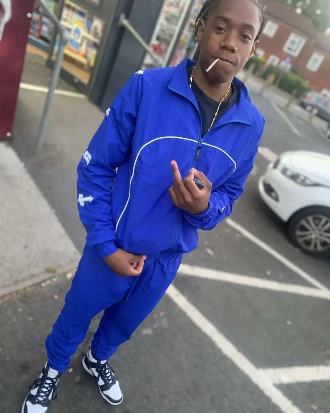 Trapstar Irongate 2.0 Shellsuit - Black/Blue