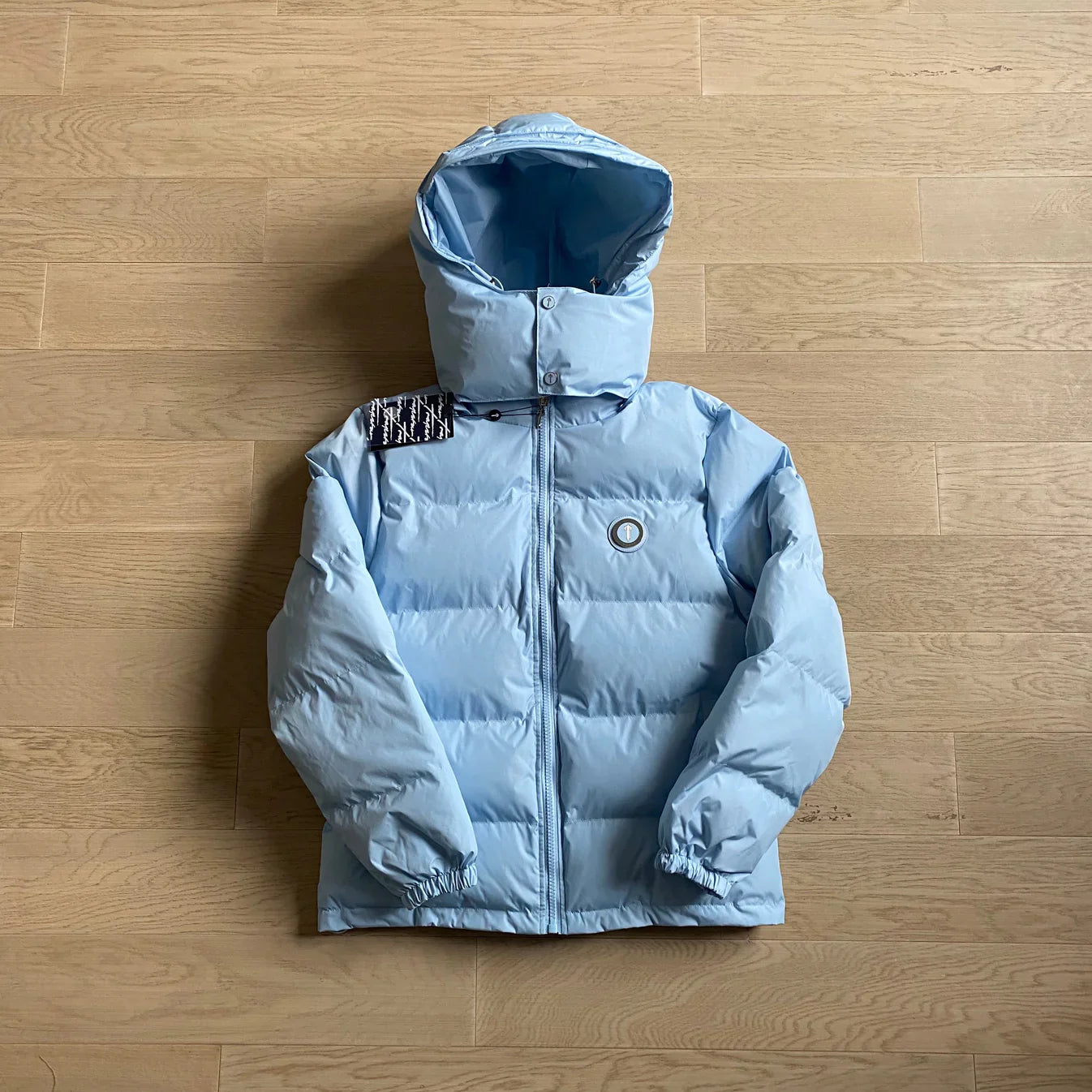 Trapstar Detachable Hooded Puffer Jacket - Ice Blue