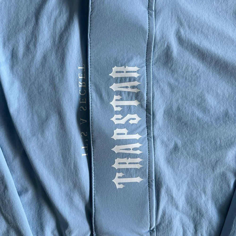 Trapstar Decoded Windbreaker Jacket - Light Blue