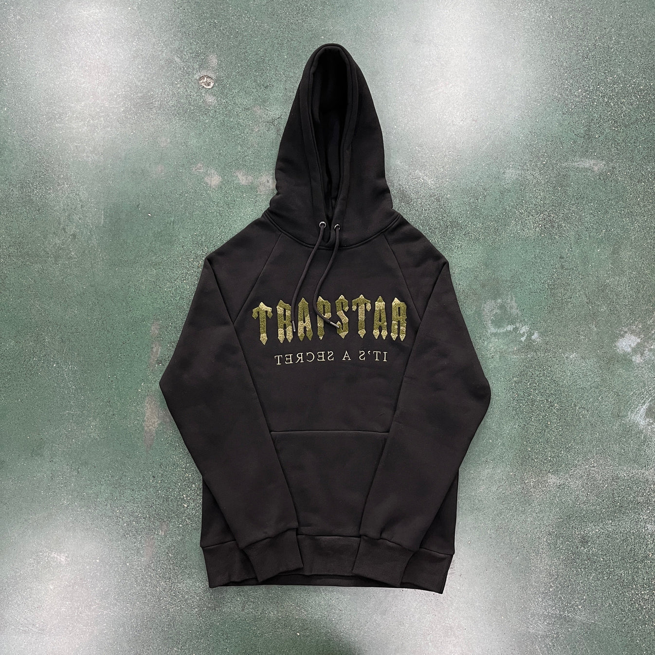 Trapstar Decoded Chenille Tracksuit - Olive Camo/Black