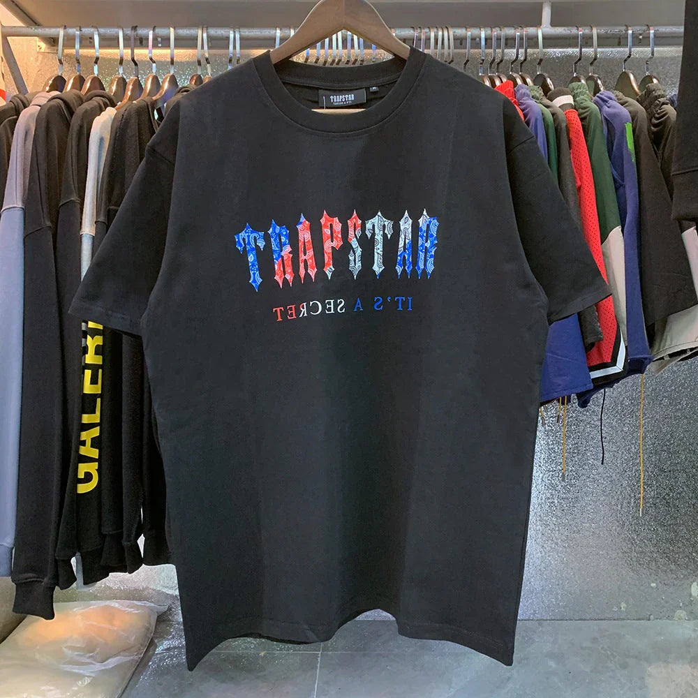 Trapstar Letter Color T-Shirt - Black/White