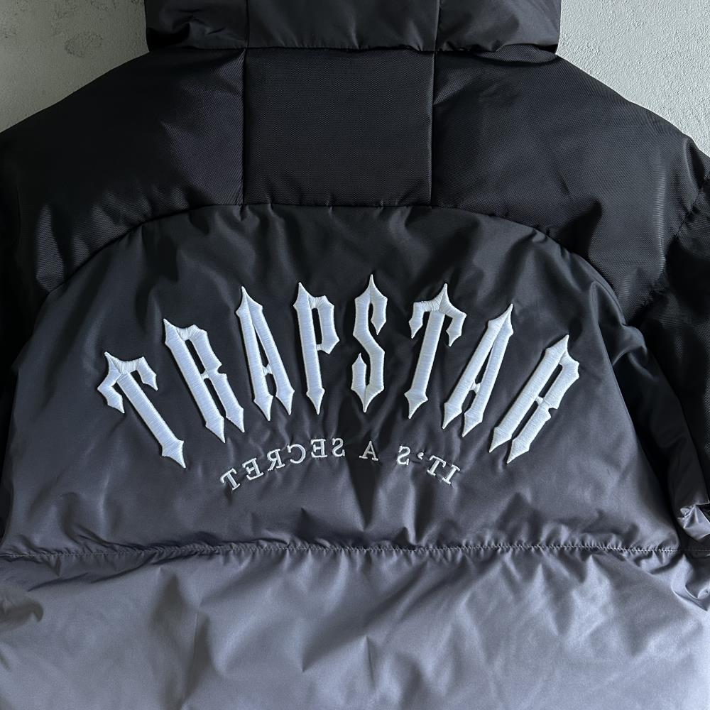 Trapstar Irongate Arch Puffer Jacket - Black/Gradient