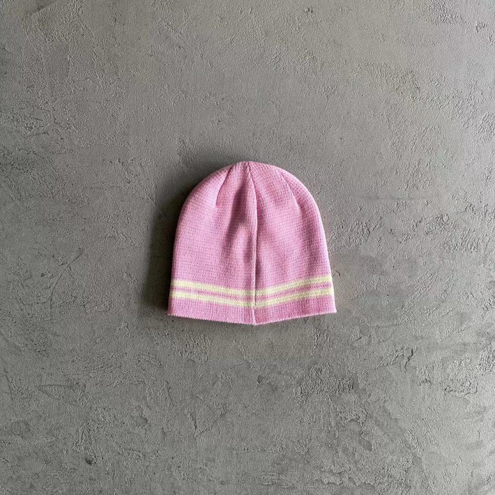 CORTEIZ Knit Stripe Beanie - Pink