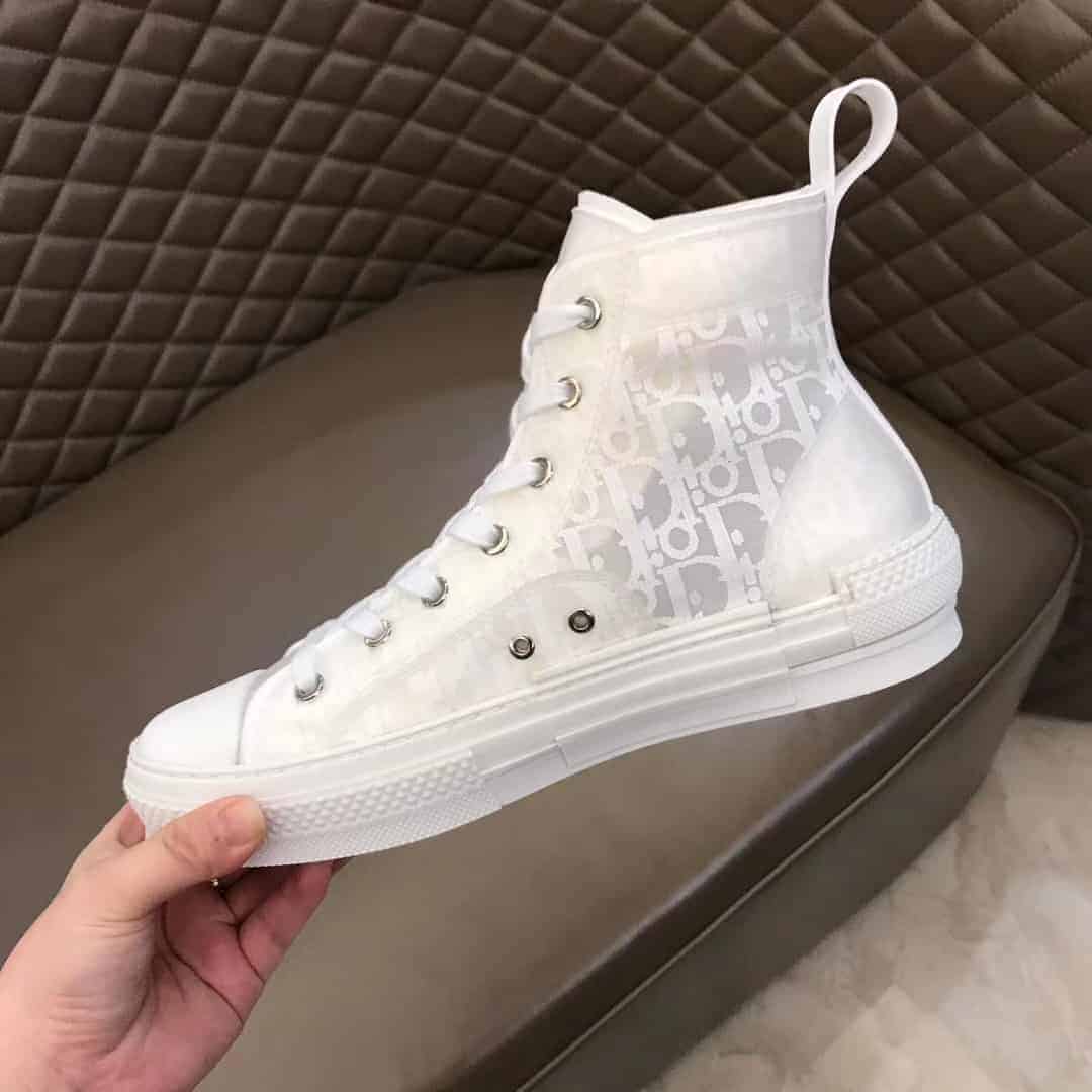 Dior B23 High-Top Shoes - White