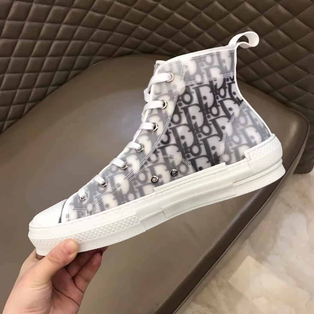 Dior B23 High-Top Shoes - Grey