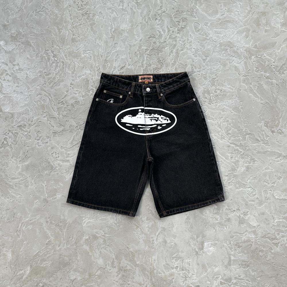 CORTEIZ Island Denim Shorts - Black