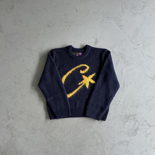 CORTEIZ C-Star More Hair Knit Sweater - Navy