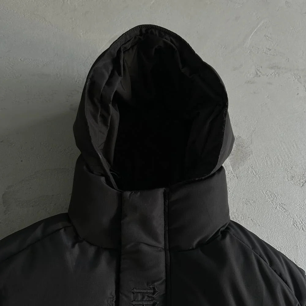 Trapstar Decoded 2.0 Hooded Puffer - Black/Black