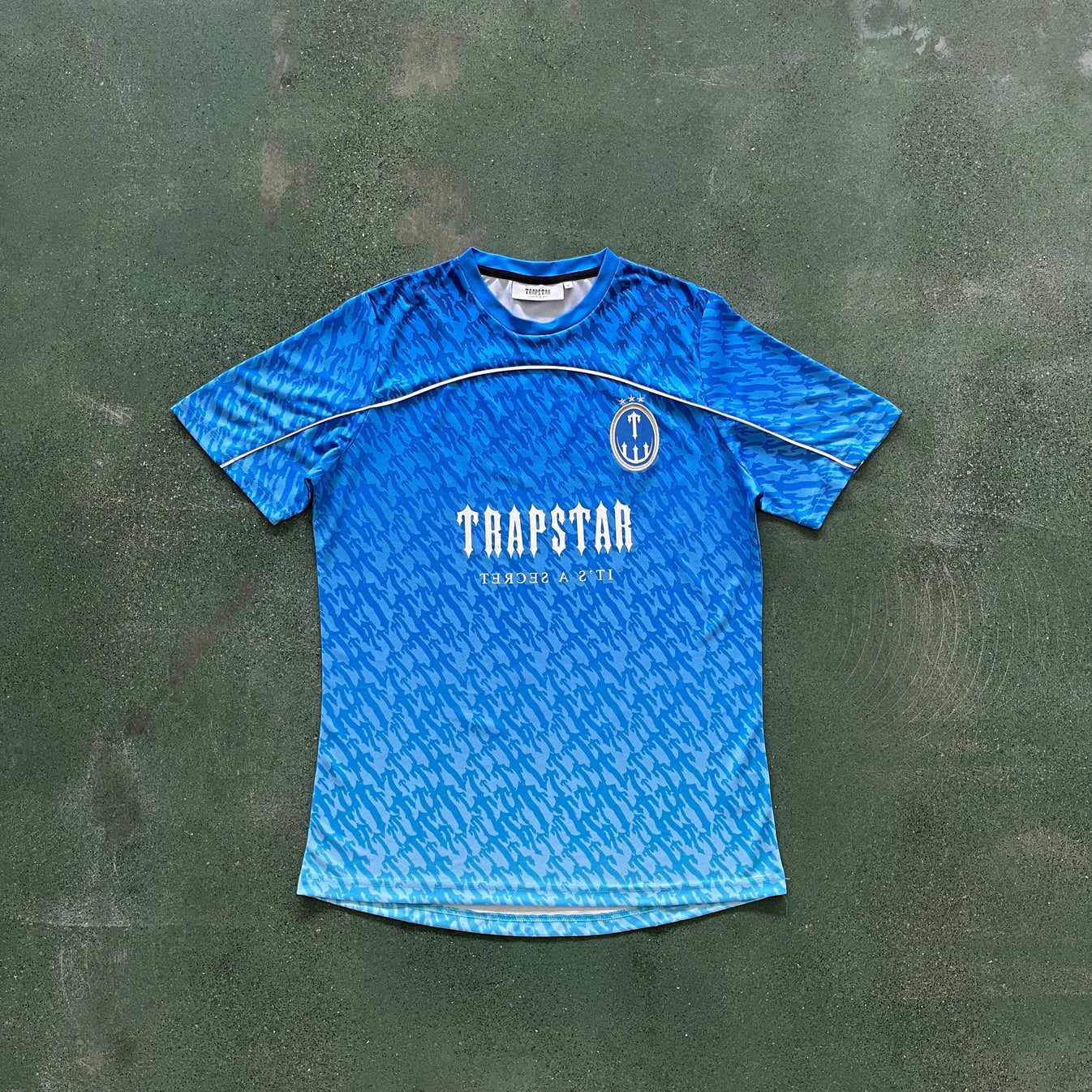 Trapstar T Football Jersey - Blue