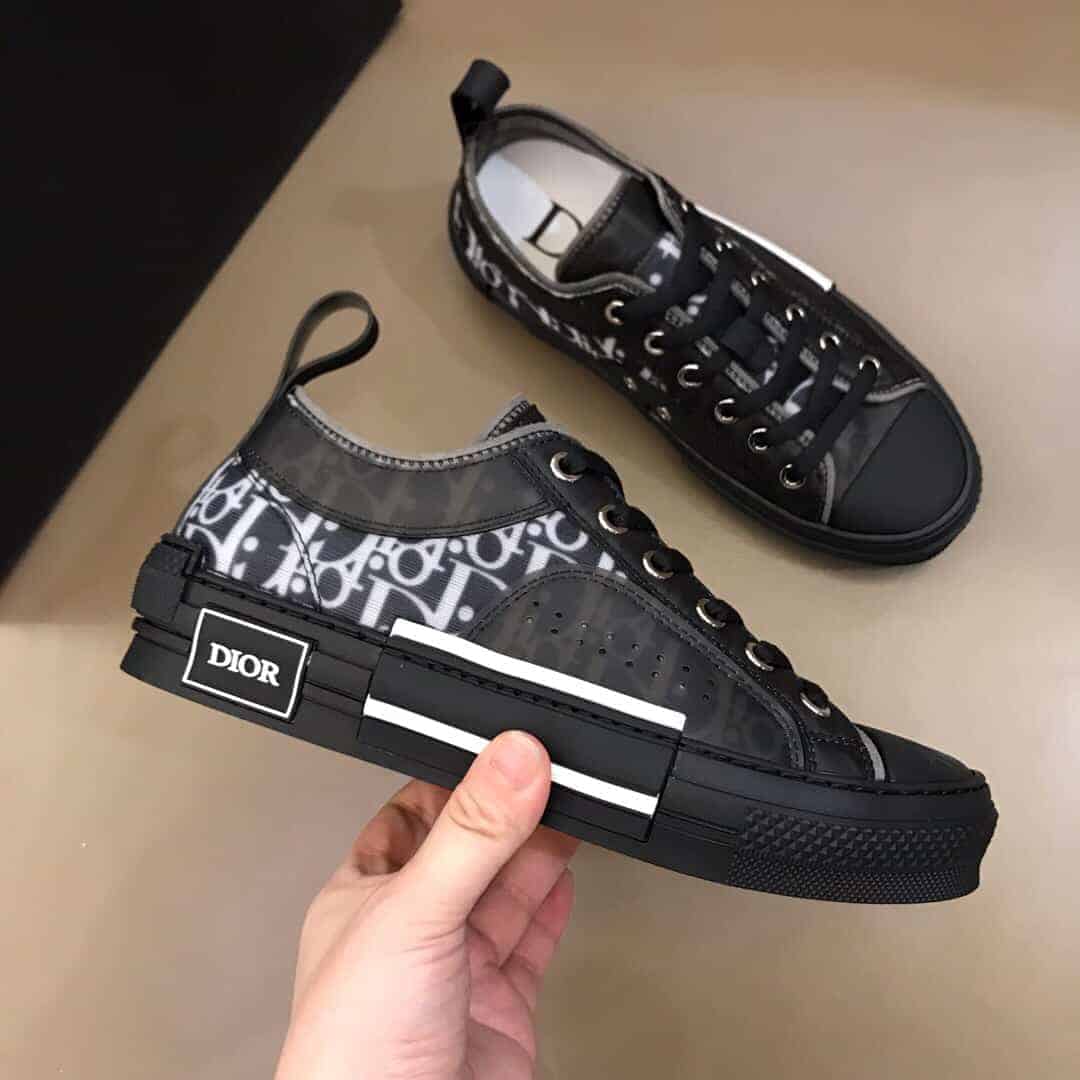 Dior B23 Low-Top Shoes - Black