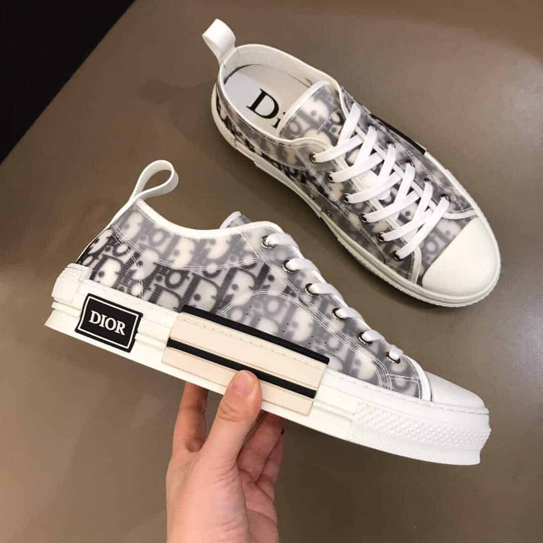 Dior B23 Low-Top Shoes - Grey