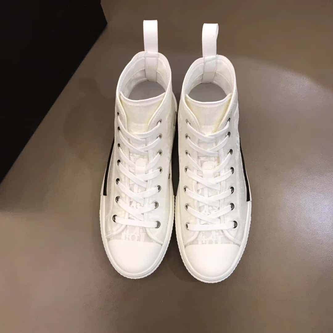 Dior B23 High-Top Shoes - White