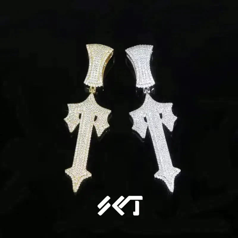 Trapstar Iced Out Necklaces - Silver/Gold