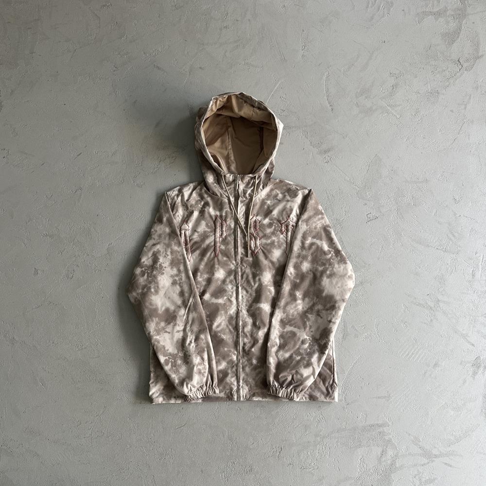 Trapstar Washed Arch Windbreaker - Khaki