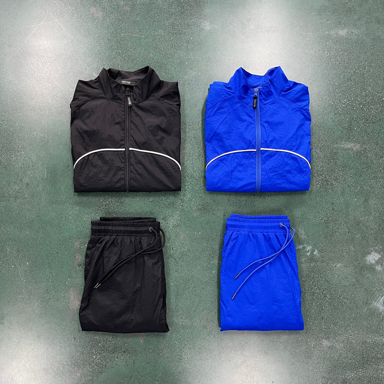 Trapstar Irongate 2.0 Shellsuit - Black/Blue
