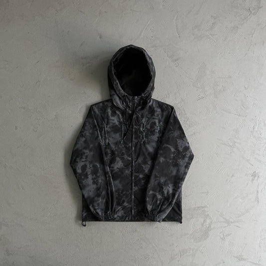 Trapstar Washed Arch Windbreaker - Black