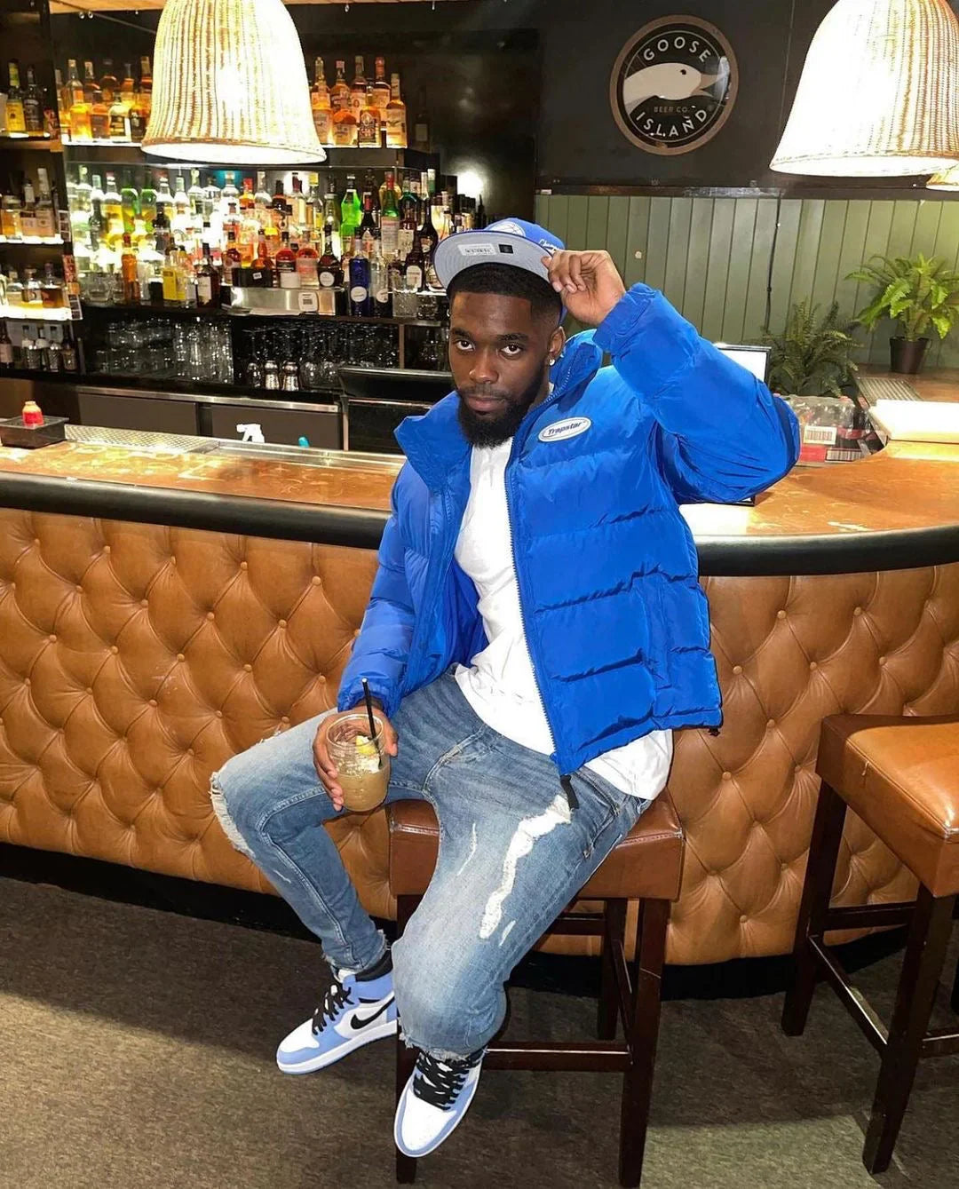 Trapstar Hyperdrive Puffer Jacket - Blue